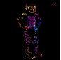 Light up dance led costume programmable